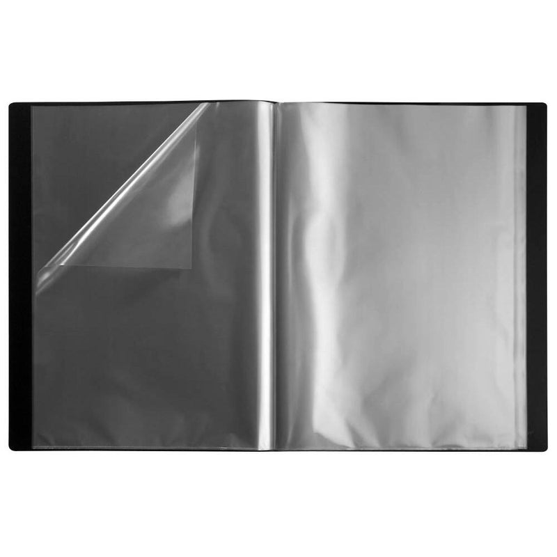 FolderSys Sichtbuch DIN A4 schwarz - 20 Hüllen