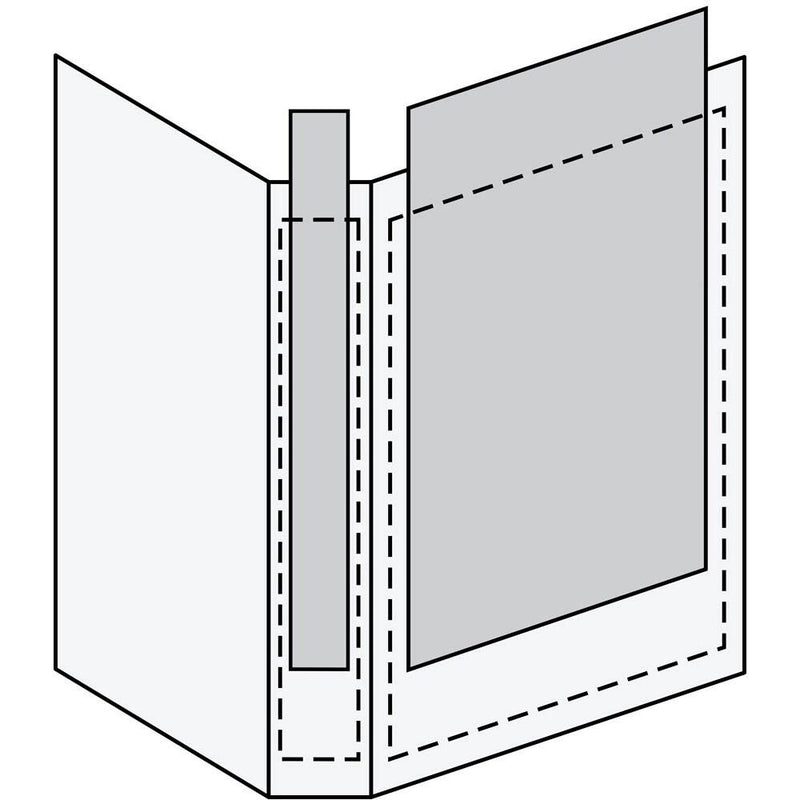 FolderSys Sichtbuch DIN A4 schwarz - 20 Hüllen