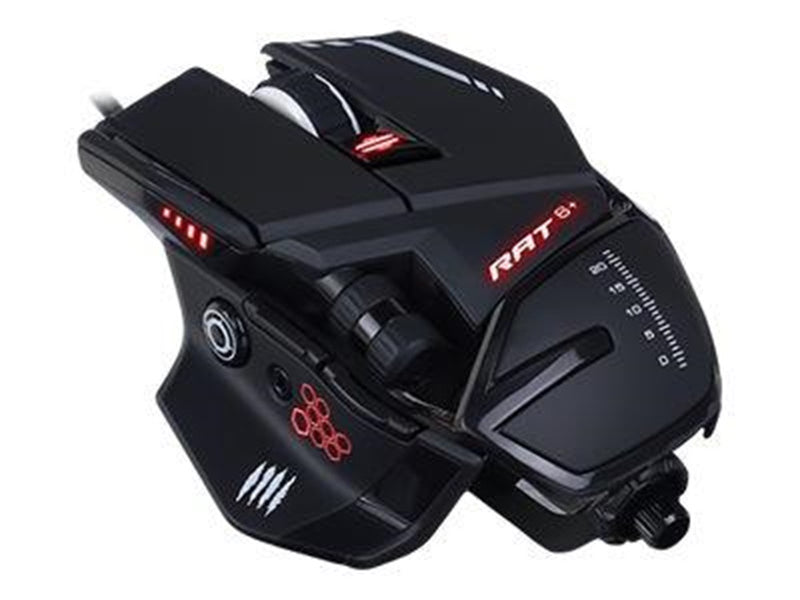 Mad Catz R.A.T. 6+ Optical Gaming Mouse Black - Gaming Maus (Schwarz)