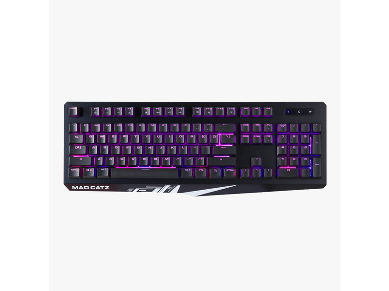 Mad Catz The Authentic STRIKE 2 Mechanical Gaming Keyboard - Black - US-Englisch