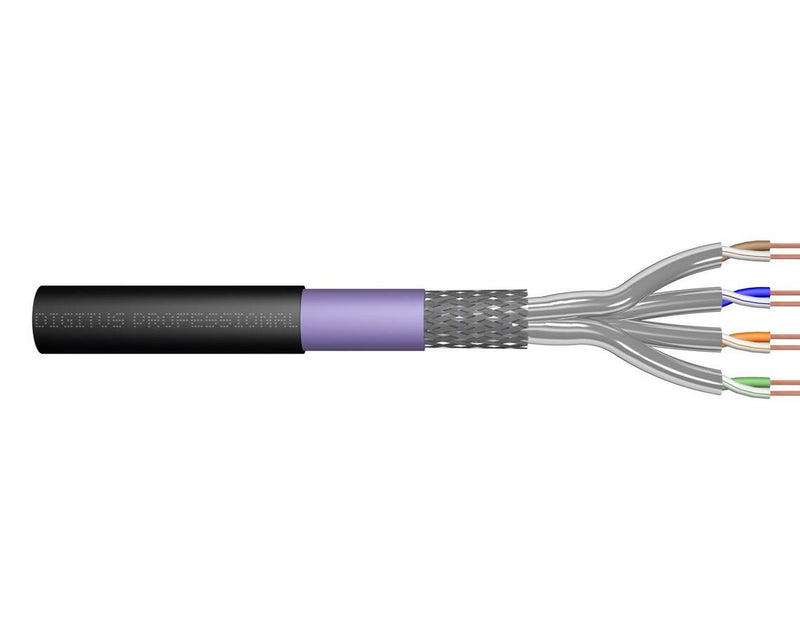 DIGITUS CAT 7 S-FTP - 100m - Schwarz - 100m