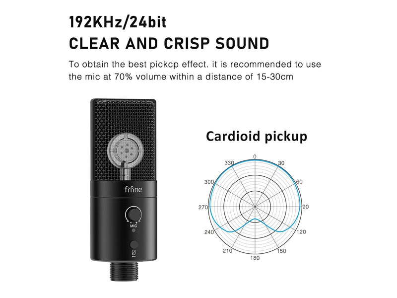 Fifine x DELE K683B USB Condenser Microphone