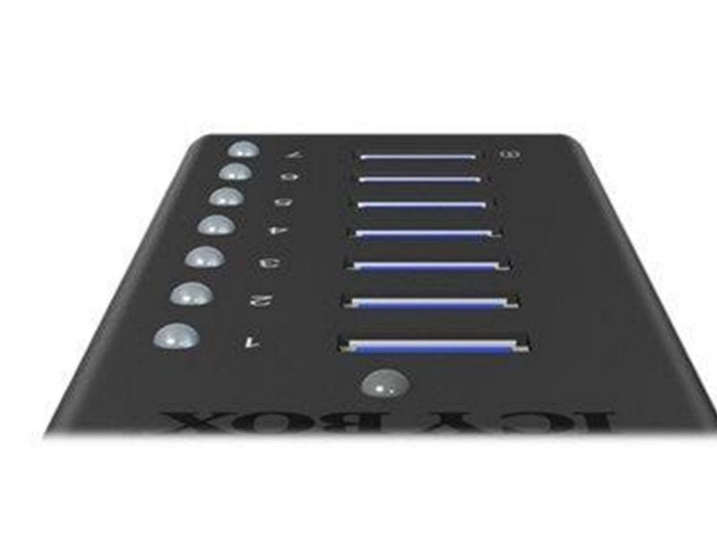 ICY BOX IB-AC618 USB-Hubs - USB 3.2 - 7 - Schwarz