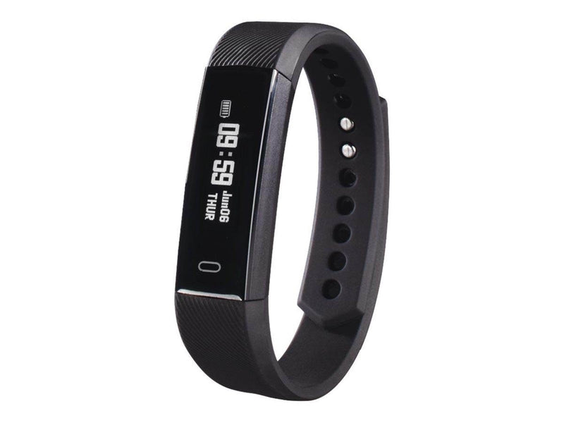 Hama "Fit Track 1900" - black - activity tracker with bracelet - black - black