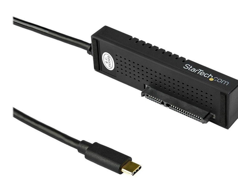 StarTech.com USB C to SATA Adapter Cable for 2.5 / 3.5" SSD / HDD - USB 3.1 - storage controller - SATA 6Gb/s - USB 3.1 (Gen 2)