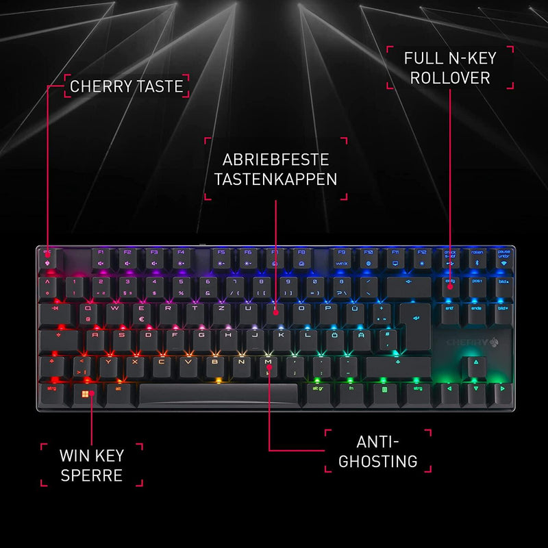 CHERRY MX 8.2 TKL Wireless - Schwarz
