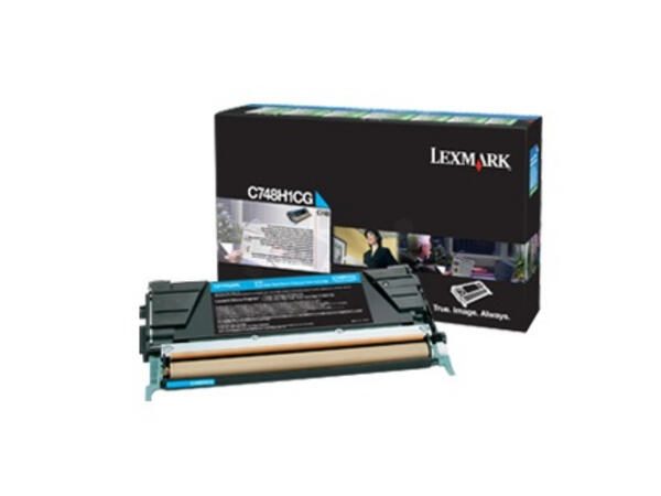 Lexmark Original Toner cyan 10.000 Seiten (C748H3CG) für C748de/dte/e
