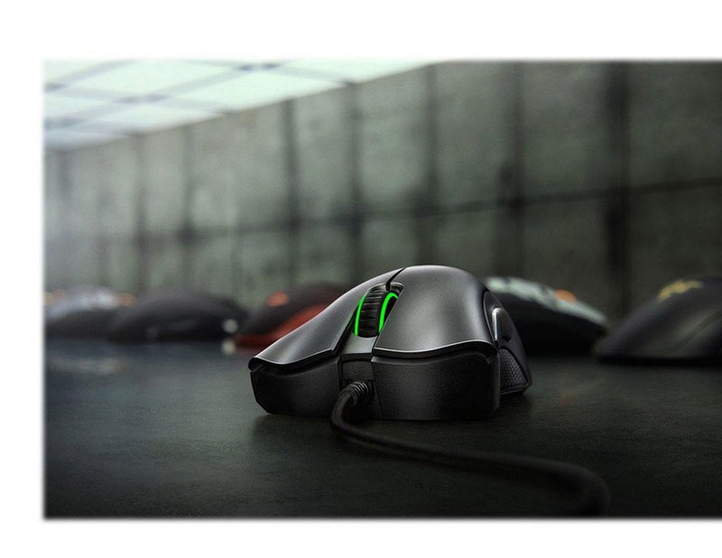 Razer DeathAdder Essential - Black - Gaming Maus (Schwarz mit grünem Licht)