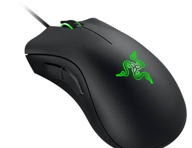 Razer DeathAdder Essential - Black - Gaming Maus (Schwarz mit grünem Licht)
