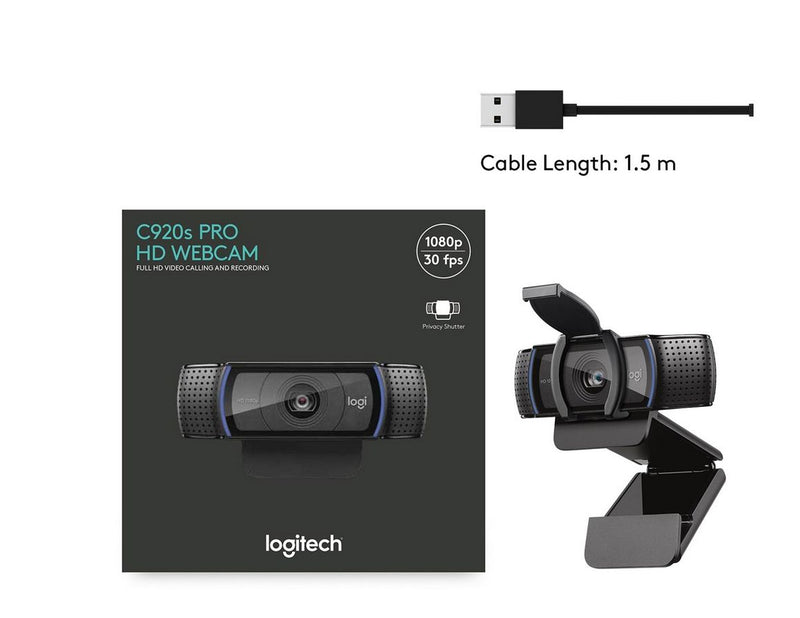 Logitech C920S Pro HD Webcam