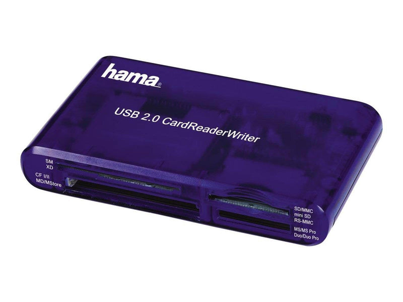 Hama USB 2.0 30 in 1 CardReaderWriter - card reader - USB 2.0