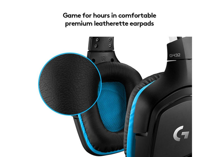 Logitech G432 Surround Sound Wired Gaming Headset
