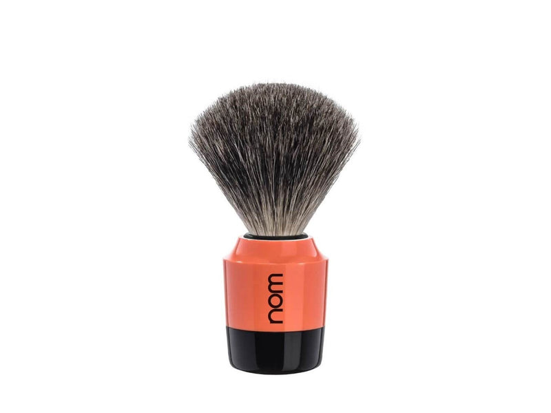 nom MARTEN shaving brush Pure Badger Coral