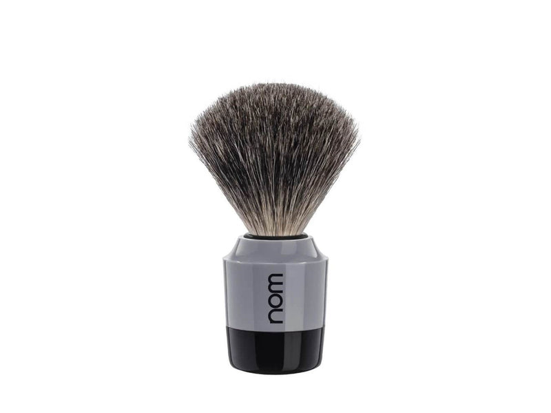 nom MARTEN shaving brush Pure Badger Grey