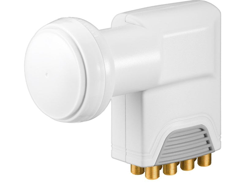 Goobay Universal Octo LNB white-grey - digital SAT-LNB (