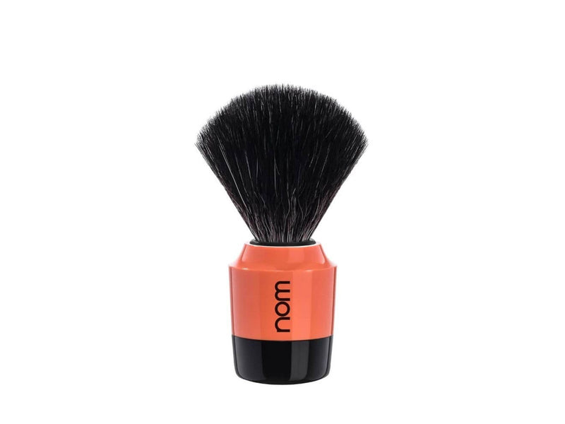 nom MARTEN shaving brush Black Fibre Coral