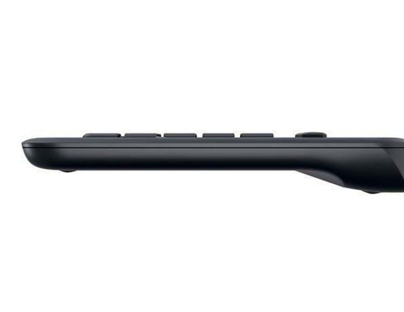 Logitech K400 Plus Ergonomic Wireless Touch - Tastaturen - Englisch (US) - Schwarz