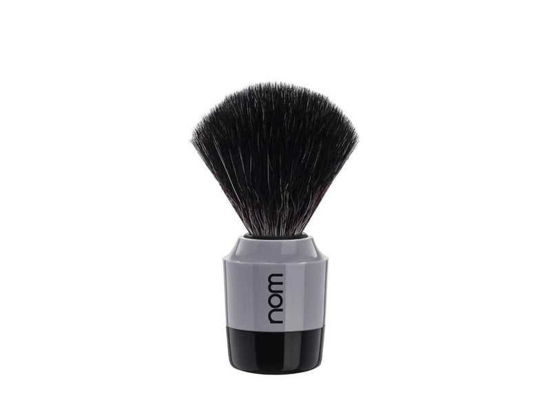 nom MARTEN shaving brush Black Fibre Grey