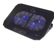 Deltaco Laptop Cooler for 15.6" lapotop 2 x 120mm fan