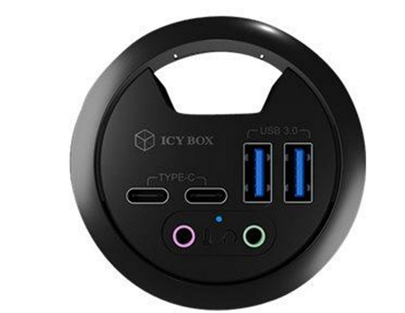 RaidSonic ICY BOX IB-HUB1403B USB-Hubs - 4 - Schwarz