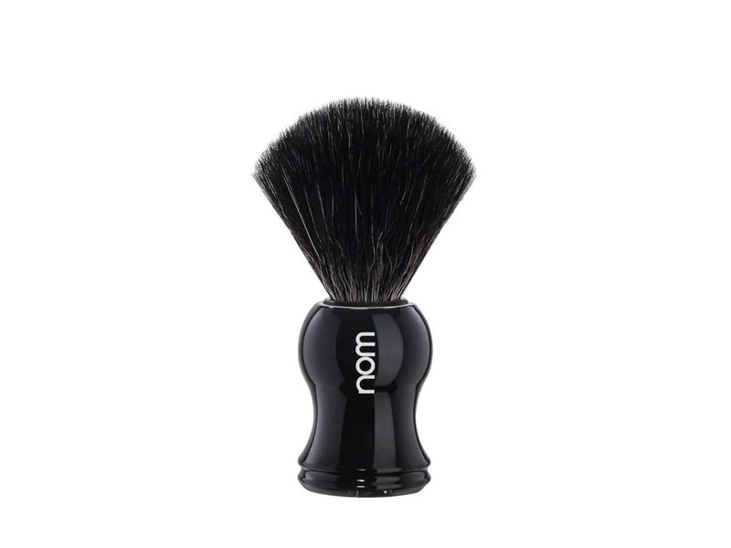 nom GUSTAV shaving brush Black Fibre Black