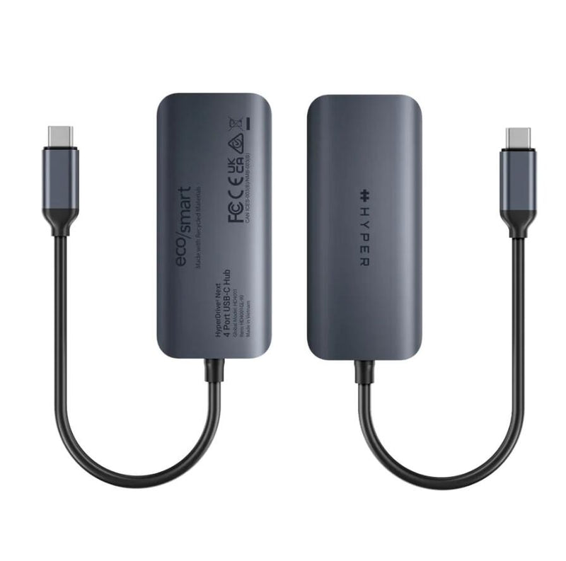 Hyper® HyperDrive EcoSmart™ Gen.2 Universal USB-C® 4-in-1 Hub w 100 W PD Power Pass-thru