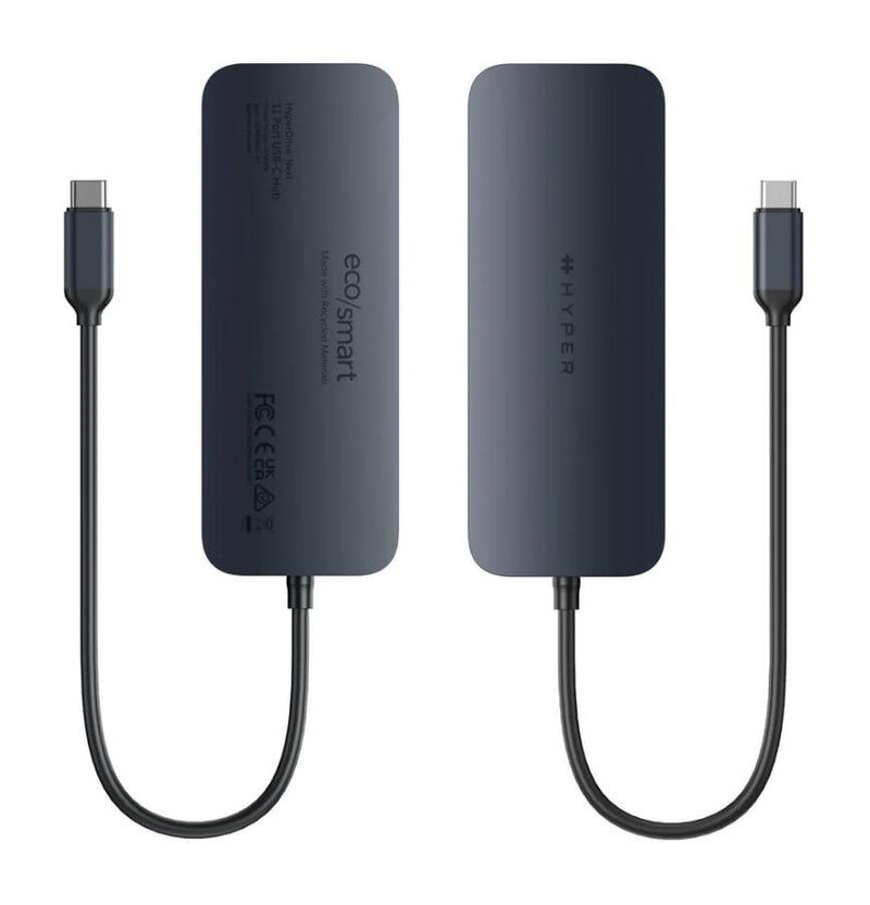 Hyper® HyperDrive EcoSmart™ Gen.2 Dual HDMI USB-C® 11-in-1 Hub w 140 W PD3.1 Pass-Thru - For MST enabled devices