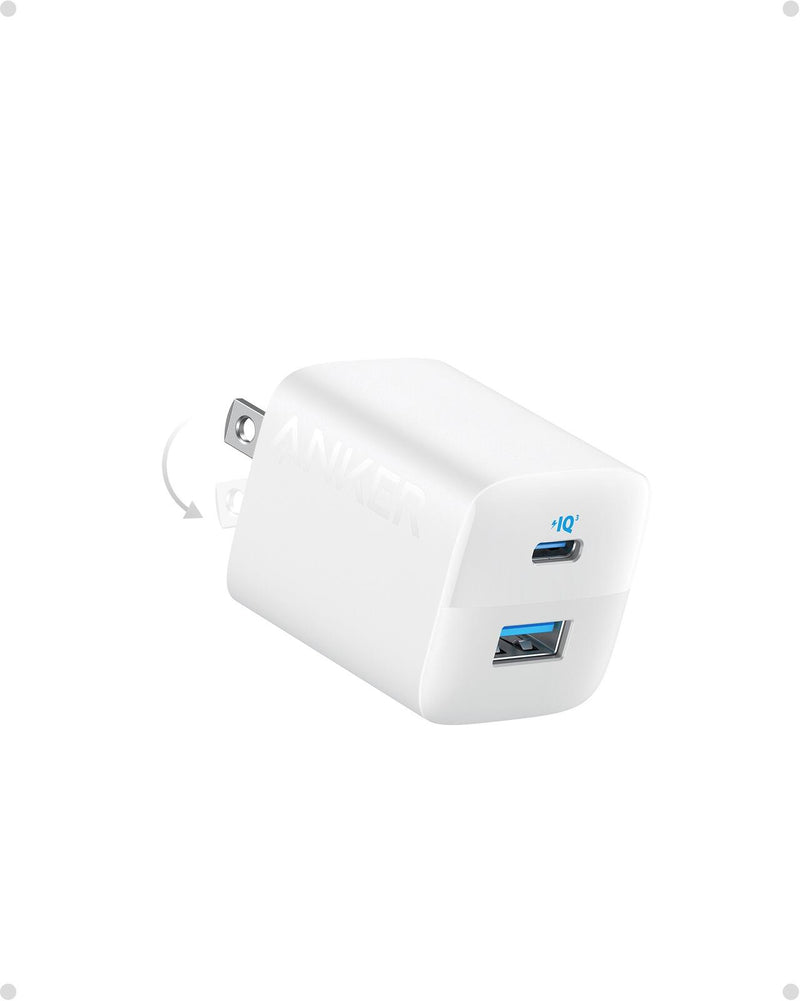 Anker 323 Dual-Port 33W Charger (EU Plug, weiß)