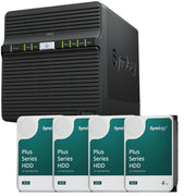 Synology DiskStation DS423 4 Einschübe NAS-Server Leergehäuse + 4x Synology Plus 3.5' SATA 6Gb/s Festplatte 4 TB (16TB)