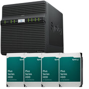 Synology DiskStation DS423 4 Einschübe NAS-Server Leergehäuse + 4x Synology Plus 3.5' SATA 6Gb/s Festplatte 8 TB (32TB)
