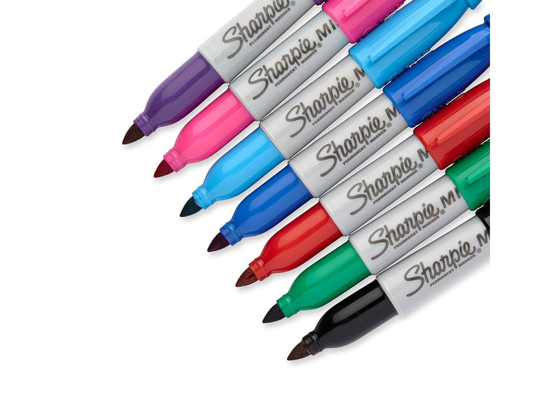 Sharpie Mini Permanent Marker | feine spitz | gemischte Farben | 72er-Kanister
