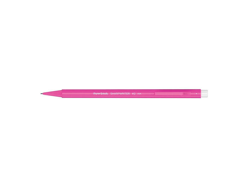 Paper Mate Non Stop-Druckbleistift | 0,7 mm | HB 2 | Schaft in sortierten Neonfarben | 4 Stück