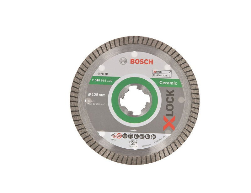 Bosch DIAMANTSKIVE X-LOCK GRES BEST 125X22.2MM