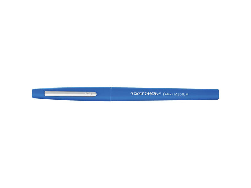 Paper Mate  Flair Filzstifte | mittlere Spitze (0,7 mm) | blau | 36 Stück