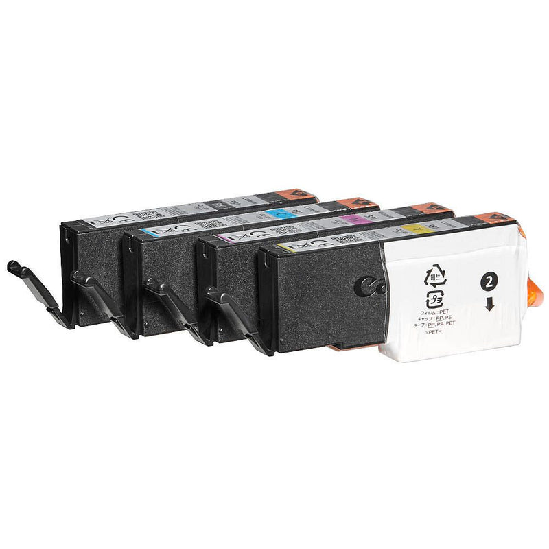 Canon Original CLI-581 Druckerpatronen Value Pack - 1 x schwarz / je 1 x CMY + 50 Blatt Fotopapier (2106C006)