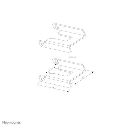 Neomounts ABL-875 Rollenbremsschloss