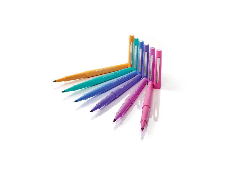 Paper Mate Flair Filzstifte | mittlere Spitze (0,7mm) | Candy POP Farben | 24 Stück