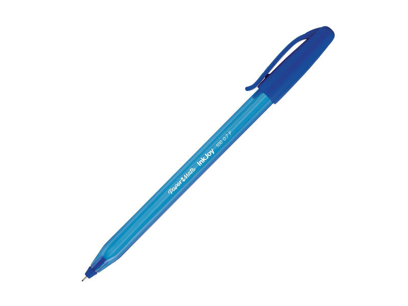 Paper Mate InkJoy 100ST Kugelschreiber | feine Spitze (0,7 mm) | Blau | 5 Stück