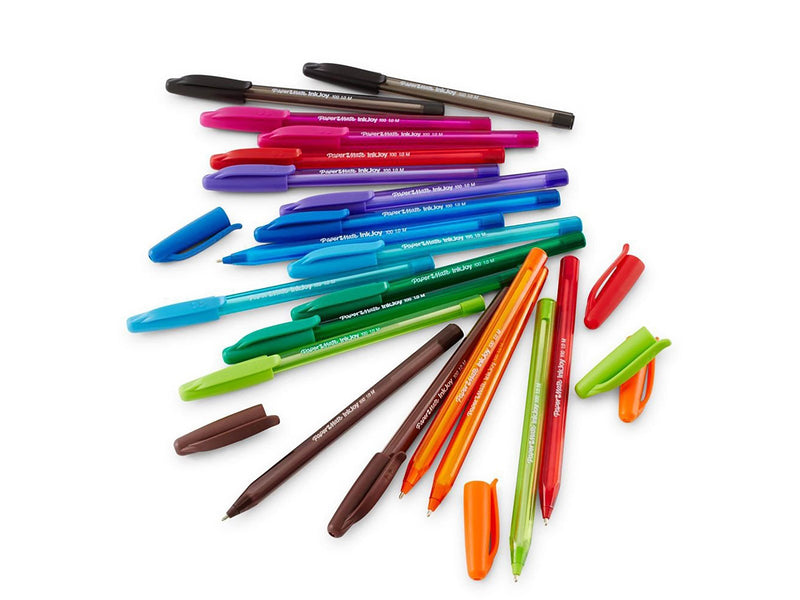 Paper Mate InkJoy 100ST Kugelschreiber | feine Spitze (0,7 mm) | Schwarz | 5 Stück