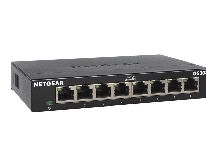 Netgear GS308 8-Port Unmanaged Gigabit Ethernet Switch
