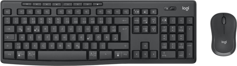 Logitech MK370 Combo for Business, kabelloses Tastatur- und Maus-Set Schwarz