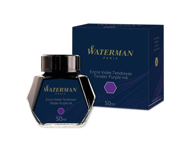 Waterman Füllertinte im Tintenfass | Tender Purple | Tintenflacon mit 50 ml