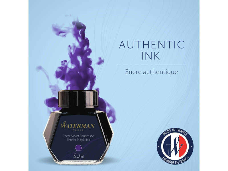 Waterman Füllertinte im Tintenfass | Tender Purple | Tintenflacon mit 50 ml