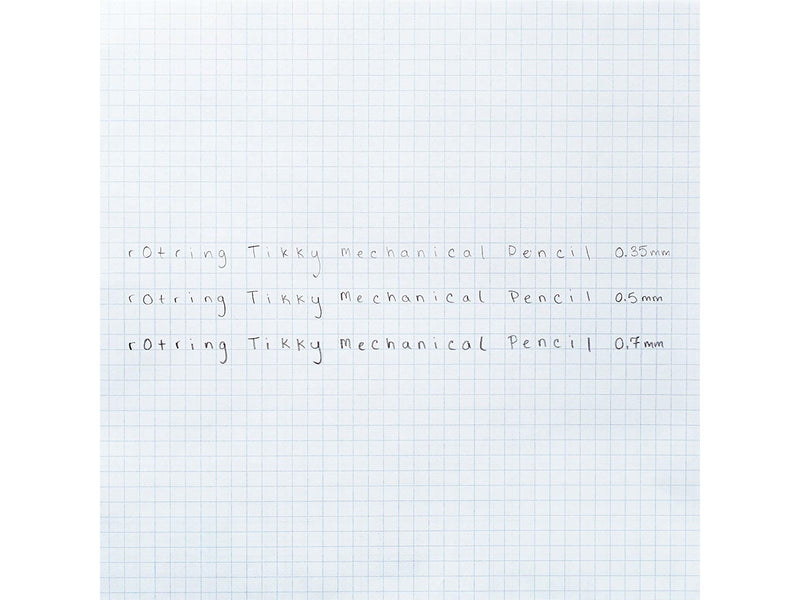 Rotring rOtring Tikky Druckbleistift Set | 0,35mm, 0.5mm und 0,7mm | Schwarz | 3-teiliges Set
