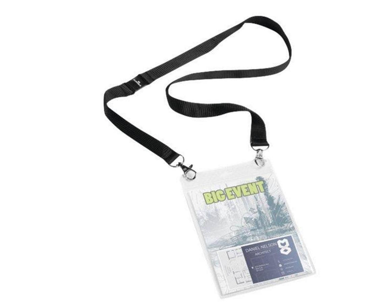 DURABLE Event-Namensschild A6 mit Textilband Duo 1