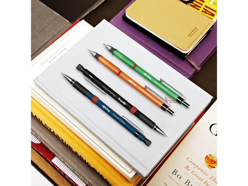 Rotring Visuclick Mechanical Pencil Set with 0.7mm 2B Leads (x24) | Assorted Barrel Colours
