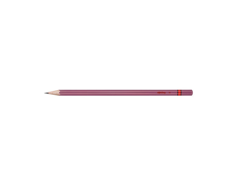 Rotring rOtring Woodcase Metallic-Bleistifte | HB-Blei | Verschiedene Farben | 4 Stück