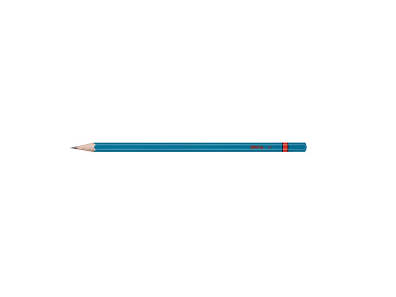 Rotring rOtring Woodcase Metallic-Bleistifte | HB-Blei | Verschiedene Farben | 4 Stück