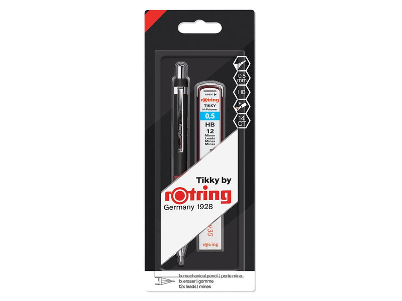 Rotring rOtring Tikky-Druckbleistift-Set mit Farbcodierung | 0,50 mm