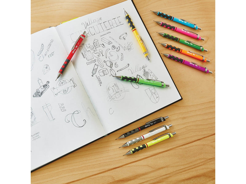Rotring rOtring Tikky-Druckbleistift-Set mit Farbcodierung | 0,50 mm